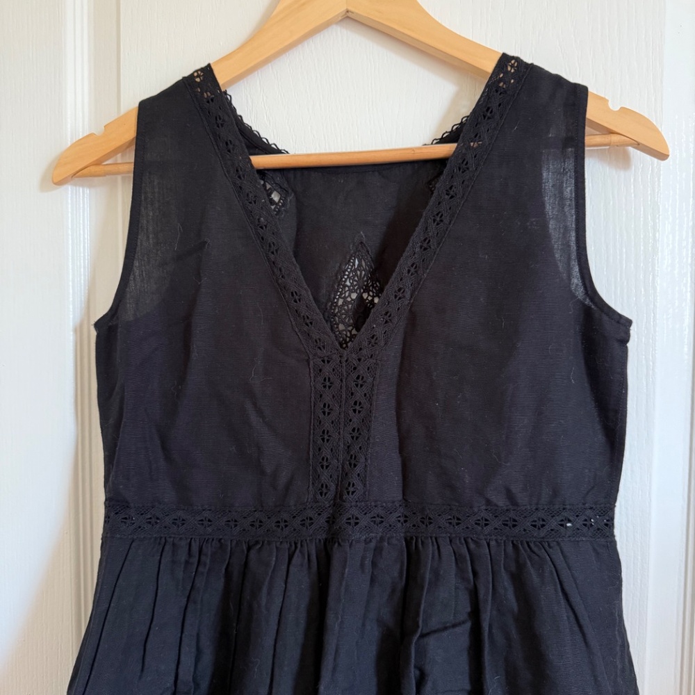Sezane Zarri Dress Black - Size 2 - Picture 7 of 11